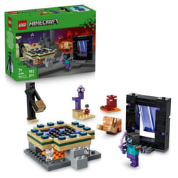 LEGO Minecraft 21584 Voyage à Travers les Portails du Nether et de l'Ender - Jeu dès 7 ans