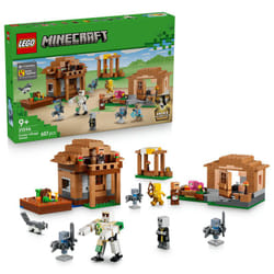 LEGO Minecraft 21596 L'Évocateur à l'attaque du village - Ensemble de Construction de Jeu de Rôle Créatif
