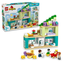 LEGO DUPLO Ma Ville 10470 La Maison Familiale Moderne 3-en-1 - Jouet Fille ou Garçon 2 ans