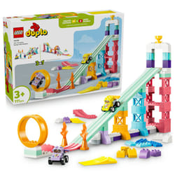 LEGO DUPLO - Toy > Jeux de Construction > Ensemble de Construction Junior - Rampe Créative 3 en 1 avec Véhicules 10478