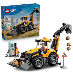 LEGO City 60480 Le Tractopelle Jaune - Camion Jouet Garçon ou Fille dès 7 ans - Cadeau