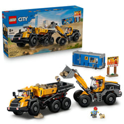 LEGO City Le camion-benne et la chargeuse frontale - Jeu de construction pour enfants avec véhicules de chantier 60494