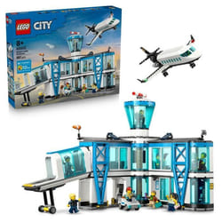 LEGO City 60502 L'Aéroport et l'Avion - Jeu de Construction pour Garçon ou Fille dès 8 ans