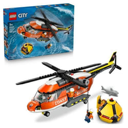 LEGO City 60503 L'Hélicoptère des Garde-Côtes - Jeu de Construction 7 ans - Idée de Cadeau