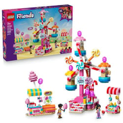 LEGO Friends 42700 : La grande roue ornée de bonbons et cupcakes, un ensemble de construction créatif et coloré pour les enfants