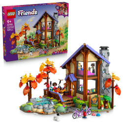 LEGO Friends 42705 La cabane chaleureuse dans la forêt - Maisonnette Arbre Jouet de Construction Créative pour Enfants Dès 8 Ans