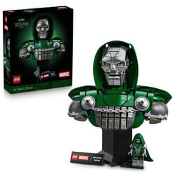 LEGO ǀ Marvel 76345 Buste du Docteur Doom - Set de Construction Adulte - Cadeau Collector