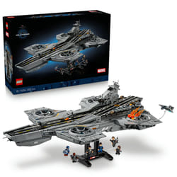 LEGO Marvel S.H.I.E.L.D. Helicarrier 76354 - Set de Construction pour Enfants et Adultes avec Mini Figurines de Super-Héros