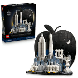 LEGO Architecture New York "The Big Apple" - Set de Construction Détaille 21066 pour Adultes, Collection de Célèbres Gratte-Ciel