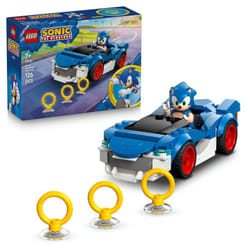 LEGO Sonic 77117 Sonic : le bolide ultra-rapide I Ensemble de Construction, Jeu de Courses et Courses de Voiture
