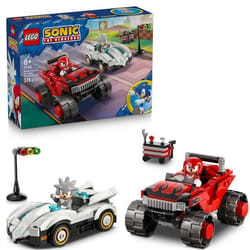LEGO Sonic the Hedgehog 77118 La Voiture de Silver contre le Monster Truck de Knuckles
