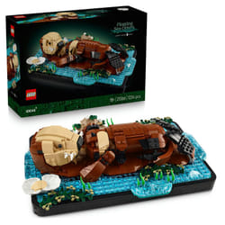 LEGO IDEAS 21366 Loutres flottantes | Ensemble de Construction Créatif | Kit de Jeu de Brique pour les Amoureux de la Nature | Cadeau