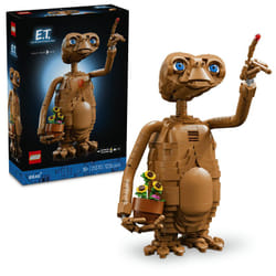 LEGO - Set de Construction - Idées 21370 E.T. l'Extra-Terrestre - Reconstruisez des Scènes Emblématiques du Film Culte