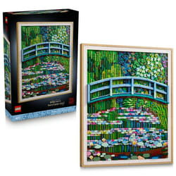 LEGO Art 31220 Claude Monet : le Bassin aux Nymphéas Harmonie Verte - Set pour Adulte