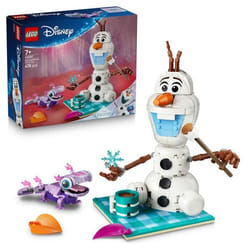LEGO ǀ Disney 43287 La Reine des Neiges Le Pique-Nique d'Olaf et Bruni - Bonhomme de Neige