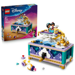 LEGO Disney Princess 43295 La boîte à bijoux de Jasmine | Ensemble de Construction | Coffret à Bijoux en Briques | Loisir Créatif