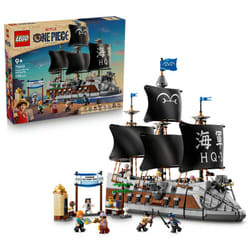 LEGO ONE PIECE 75646 - Le navire de la marine de Garp, Set de Construction de Bateau Pirate pour Enfants et Collectionneurs