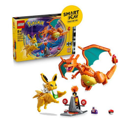 LEGO Pokémon 72167 - Set de construction Pokémon SMART Play™ - Dracaufeu et Voltali Combat Ultime - Set Tout-en-un - Dès 8 ans