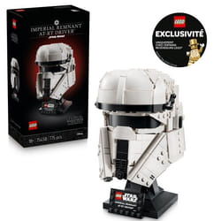 LEGO Star Wars 75458 Exclu Cdiscount Le Casque de Pilote d’AT-RT des Vestiges de lEmpire 18cm de haut  - Set Adulte