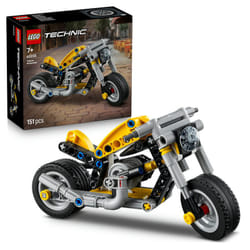 LEGO Technic - Moto de Construction Jaune 42225, Kit de Modèle Détaillé pour Enfants et Adultes, Idée Cadeau