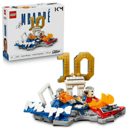 LEGO - Ensemble de Construction Mbappé 10 avec Minifigurine - Jeu de Construction Créatif pour Enfants et Fans de Football
