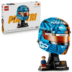 LEGO Casque de Formule 1 McLaren Oscar Piastri Édition Spéciale 43017 - Set de Construction pour Enfants et Collectionneurs, Kit de Maquette