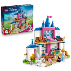 LEGO Disney Princess Set de Construction Château de Cendrillon et Amis des Animaux 43283 – Jouet de Créativité pour Enfants