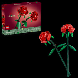 LEGO Botanicals 40460 Les roses - Set de Construction de Fleurs pour Adultes - Idée Cadeau Créative et Décorative