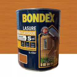 Lasure BONDEX Ultra Classique Fongicide 5 ans Pin d'orégon 1 L