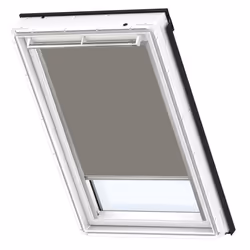 VELUX DKL M04 0705SC, Manuel, Solide, Store vénitien, Gris, Monochromatique, Blackout