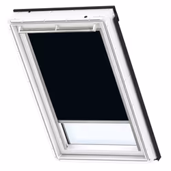 VELUX DKL M04 3009S, Manuel, Solide, Store vénitien, Noir, Monochromatique, Blackout