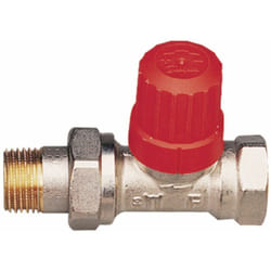 Danfoss - Corps robinet thermostatique reglable RA-N10 12 x 17 Droit Ref. 013G0012
