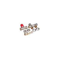 Ra-k combinaison de raccordement de radiateur 2 tuyaux 1/2'-3/4' - Danfoss