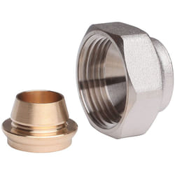Raccord à visser pour corps de vanne - femelle 3/4'' - cuivre 18 Danfoss 013G4128