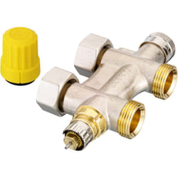 Corps radiateur sèche-serviettes vhs-un - droit bitube F3/4' raccordement M3/4' Danfoss 013G4744