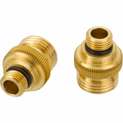 Présentation 2 adaptateurs 1/2" (15/21) avec joint torique pour vidange des Vannes d'équilibrage Manuel Type MSV-BD Leno Racc ...
