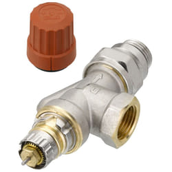 Corps équerre inversée de robinet réglable à douille auto-étanche RA-N 15 - 1/2" (15/21) - Danfoss