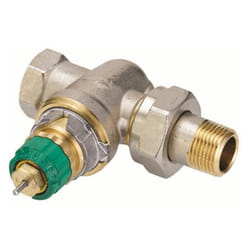 Danfoss - Robinet autoequilibrant ra-dv dn 10, droit nf, 3/8' plage 20 a 125l/h Dp max 0,6b Ref.013G7712