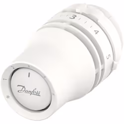 Présentation Tête thermostatique Danfoss Redia® liquide avec sonde intégrée et protection anti-vol pour corps Danfoss RA Disp ...