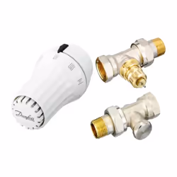 Kit tête thermostatique React + RA-FN corps droit 15x21 +RLV-S té de réglage DANFOSS référence 015G5356.- Description : Kit a ...