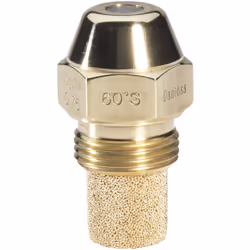 Gicleurs à fioul, OD S, 0.60 gal/h, 2.37 kg/h, 80 °, Pleine Angle de pulvérisation [°] 80 ° Capacité [gal US/h] 0.6 gal/h Cap ...