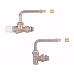Reçoit les têtes thermostatiques RA 2990, RAW ou RA 2920 ou bien avec un volant manuel.