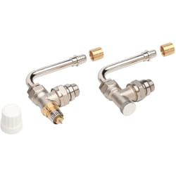 Kit raccordement radiateur 45 mm équerre - per à glissement Ø16 Danfoss