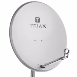 Triax TDA 80LG, 10,7 - 12,75 GHz, 38,5 dBi, Offset, 0 - 90°, 25,6°, Gris