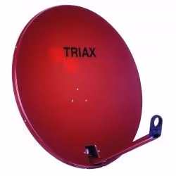 Triax TDA 78 RAL 8012 Euroline, 10,7 - 12,75 GHz, 37,1 dBi, Rouge, Aluminium, 78 cm