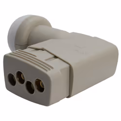 Triax 304874 convertisseur abaisseur de fréquence Low Noise Block (LNB) 10,7 - 12,75 GHz Gris, Blanc