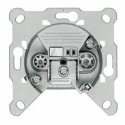 Triax EDU 04 F prise de courant Gris