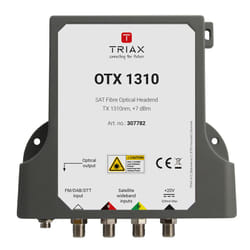 Triax OTX 1310 SAT FO convertisseur abaisseur de fréquence Low Noise Block (LNB) 87,5 - 2340 GHz Gris