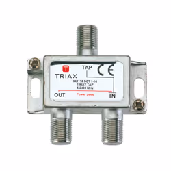Triax SCT 1-16 - 1, Diviseur de câbles, 75 Ohm, 5 - 2400 MHz, 53 mm, 52 mm, 16 mm