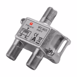 Triax 343012 séparateur ou commutateur de câbles Diviseur de câbles Métallique